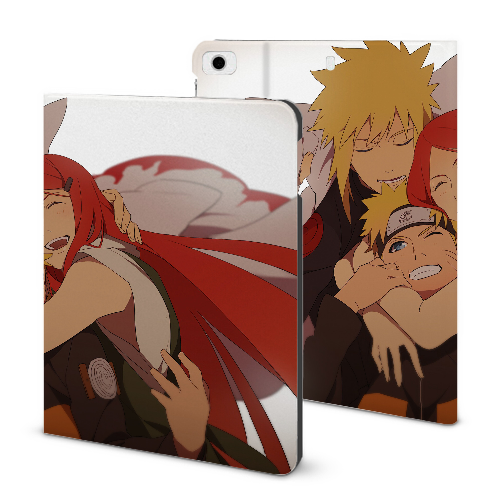 （画像用） NARUTO -ナルト- NARUTO -ナルト- 疾風伝 IPad ケース ブック型 PUレザー TPU 耐衝撃 軽量 薄型 ペン収納なし 全面保護 IPad 各モデル対応